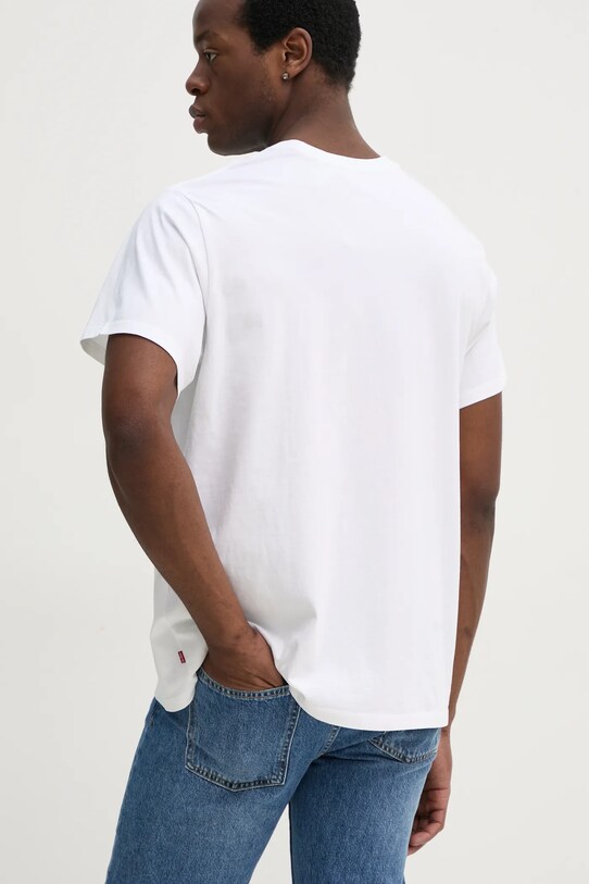 Odzież Levi's t-shirt bawełniany THE ESSENTIAL TEE A3328 biały