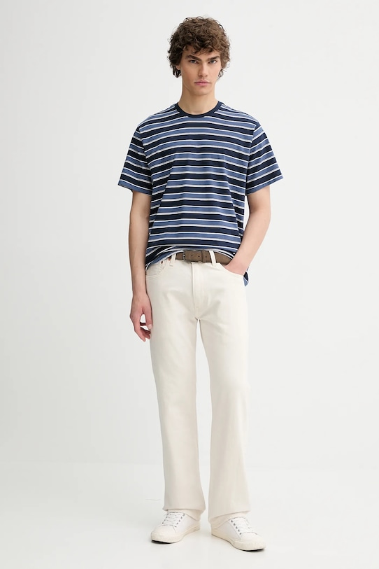 Levi's tricou din bumbac THE ESSENTIAL TEE A3328 bleumarin SS25