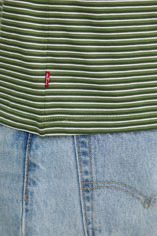 Levi's tricou din bumbac THE ESSENTIAL TEE A3328 verde