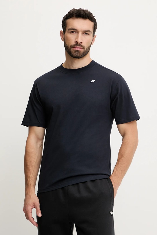 Бавовняна футболка K-Way бавовна темно-синій K3136CW