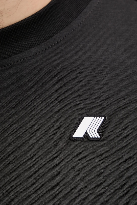 Bavlněné tričko K-Way K3136CW černá