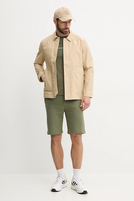 K-Way t-shirt bawełniany K3136DW zielony SS25