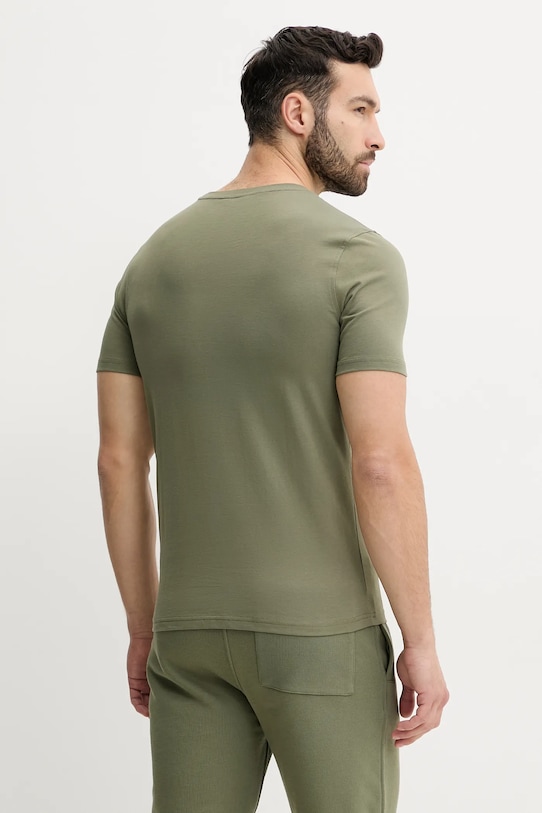 Odzież K-Way t-shirt bawełniany K3136DW zielony