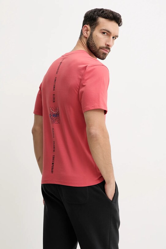 Одежда Хлопковая футболка K-Way K3138PW красный