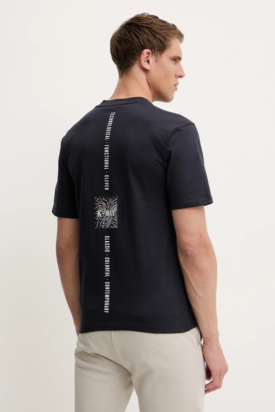Îmbrăcăminte K-Way tricou din bumbac K3138PW bleumarin