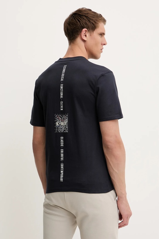 Одяг Бавовняна футболка K-Way K3138PW темно-синій