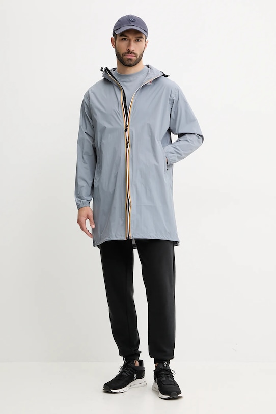 K-Way tricou din bumbac K3138PW gri SS25