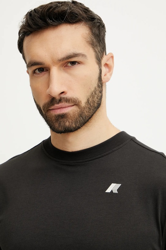 Bavlnené tričko K-Way čierna K3138PW