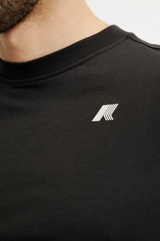 K-Way t-shirt bawełniany K3138PW czarny