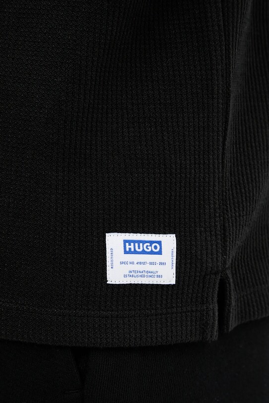Πουλόβερ Hugo Blue 50534454 μαύρο