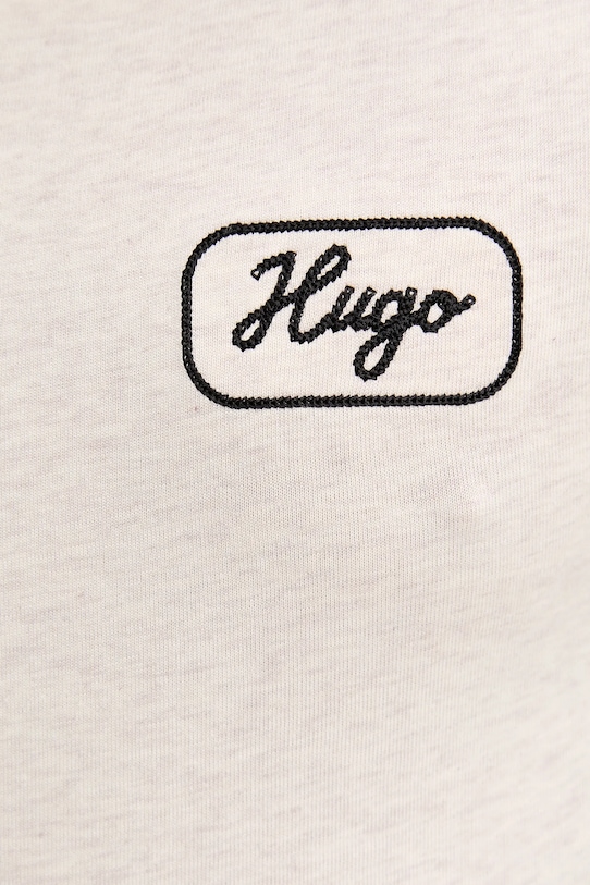Bavlněné tričko Hugo Blue béžová 50534750
