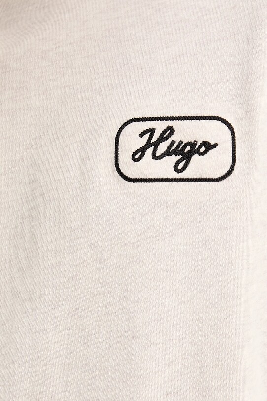 Hugo Blue tricou din bumbac 50534754 bej