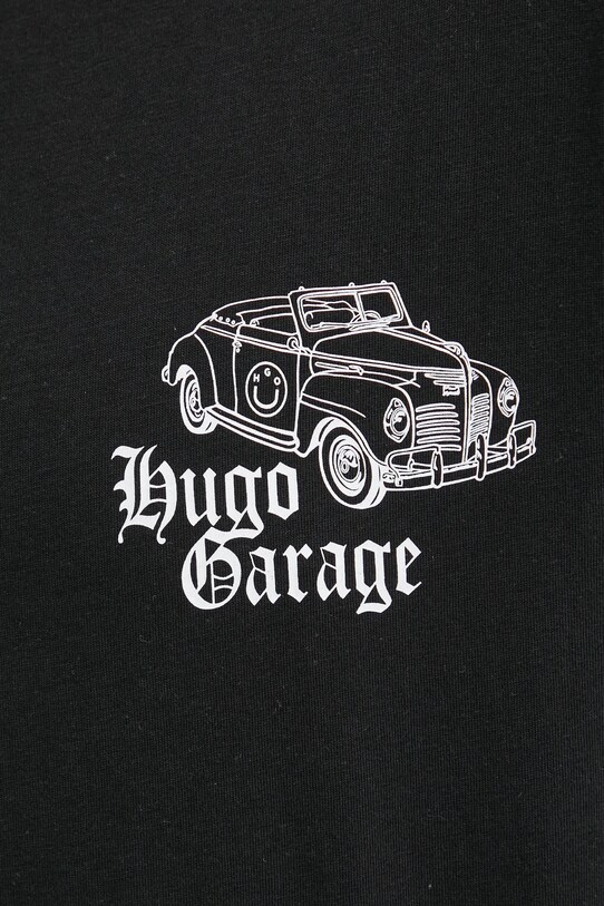 Бавовняна футболка Hugo Blue 50536104 чорний