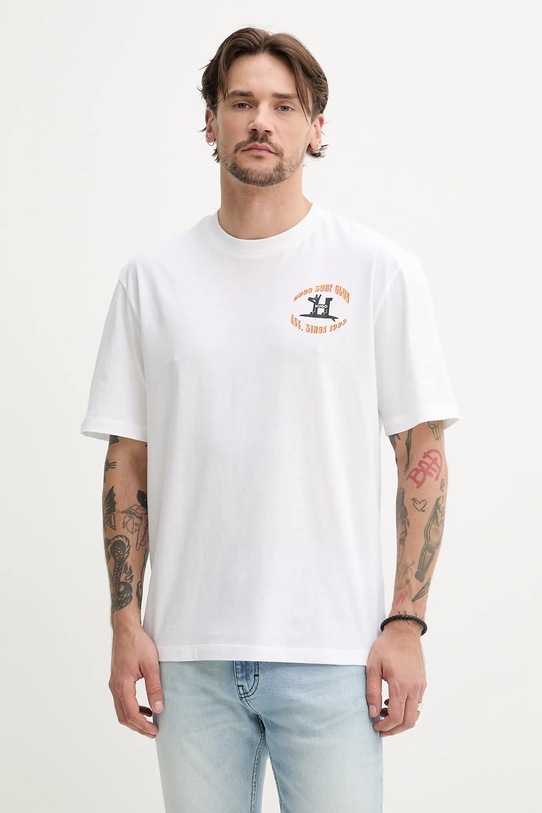 Одяг Бавовняна футболка Hugo Blue 50536126 білий