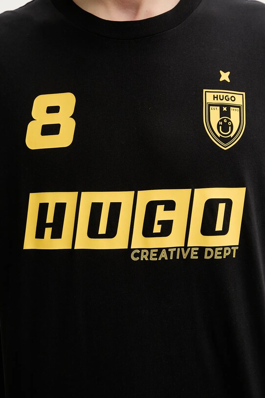 Bavlnené tričko Hugo Blue čierna 50541252
