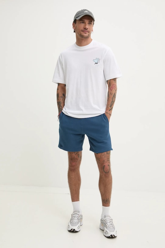 Hugo Blue tricou din bumbac 50542155 alb SS25