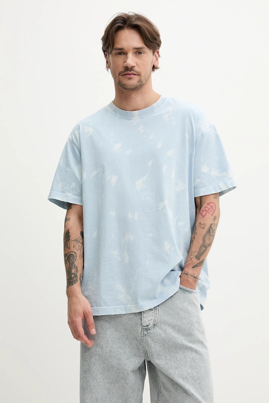 Bavlnené tričko Hugo Blue jednofarebný modrá 50542477