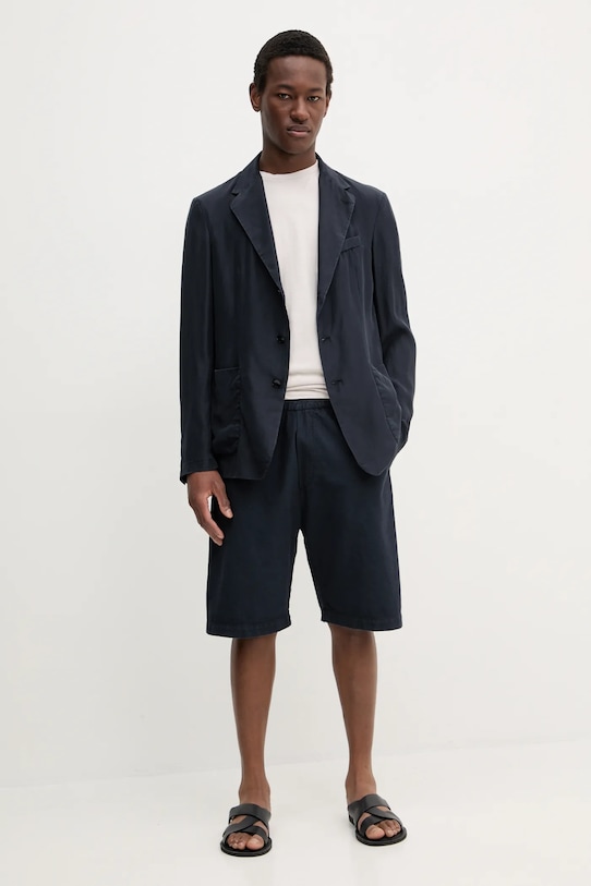 Бавовняна футболка BARENA VENEZIA Camicia Mola TSU5100.2540 сірий SS25