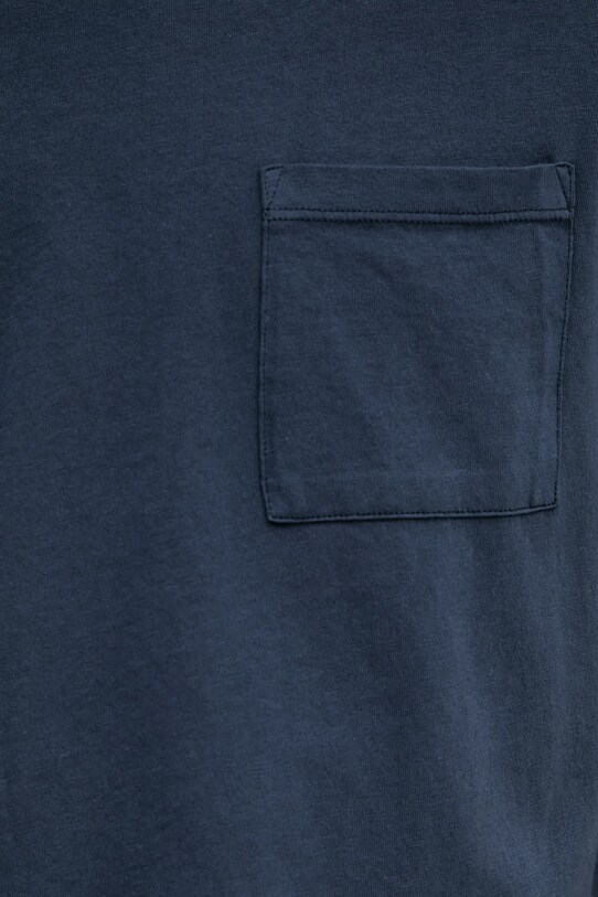 BARENA VENEZIA t-shirt bawełniany Camicia Mola TSU5100.2540 granatowy