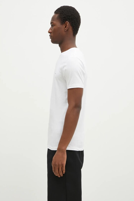 Pamučna majica Paul Smith 3-pack M1A.389.M3PK bijela SS25