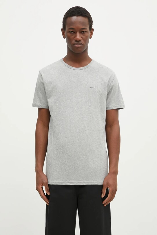 Paul Smith tricou din bumbac 3-pack melanj gri M1A.389.M3PK
