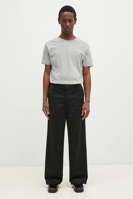 Βαμβακερό μπλουζάκι Paul Smith 3-pack γκρί M1A.389.M3PK