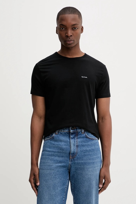 Paul Smith t-shirt bawełniany 3-pack bawełna czarny M1A.389.M3PK