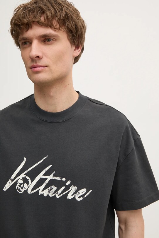 ZADIG&VOLTAIRE tricou din bumbac gri JMTS01718.21