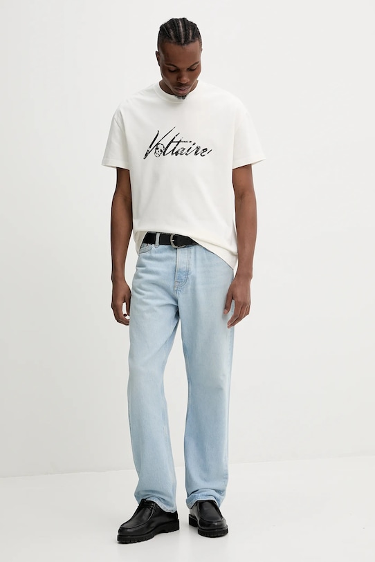 Bavlnené tričko ZADIG&VOLTAIRE JMTS01718.103 béžová SS25
