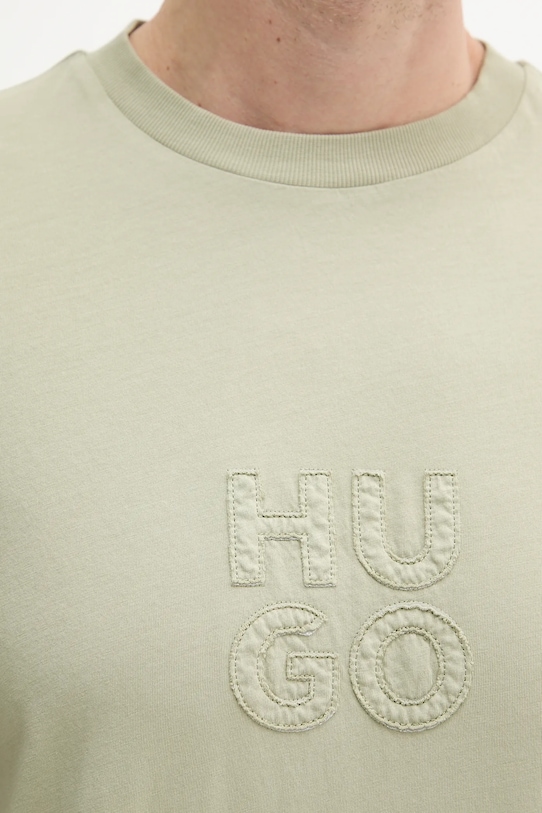 HUGO tricou din bumbac 50535284 verde
