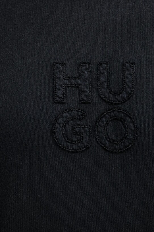 HUGO t-shirt bawełniany 50535284 czarny