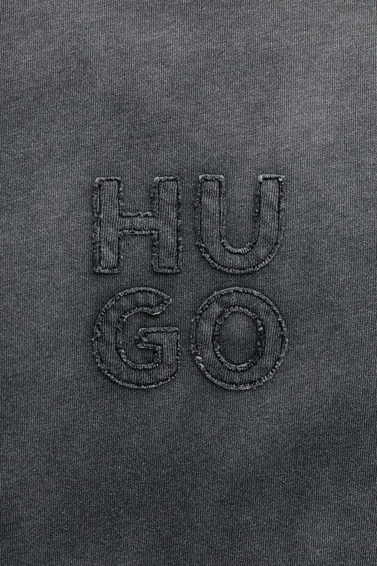 HUGO t-shirt bawełniany szary 50535302