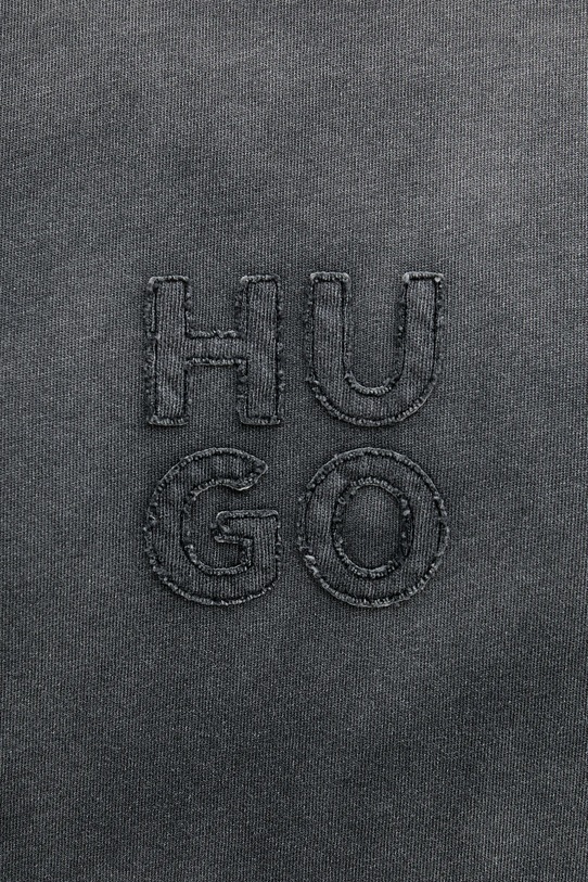 HUGO t-shirt bawełniany szary 50535302