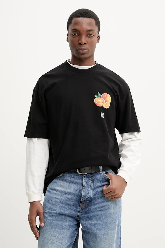 Îmbrăcăminte HUGO tricou din bumbac 50537576 negru