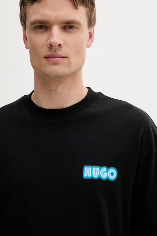 Îmbrăcăminte HUGO tricou din bumbac 50538512 negru