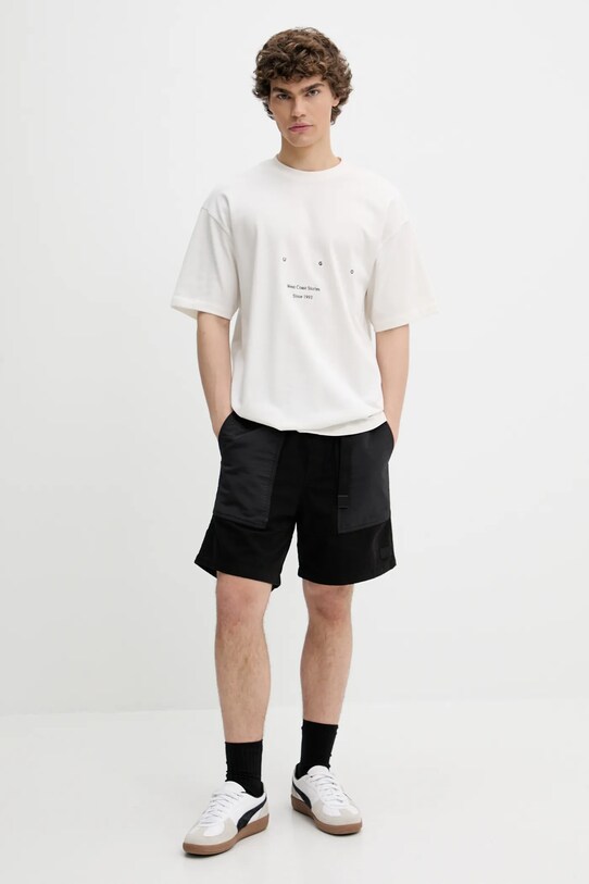 Памучна тениска HUGO 50538958 бял SS25