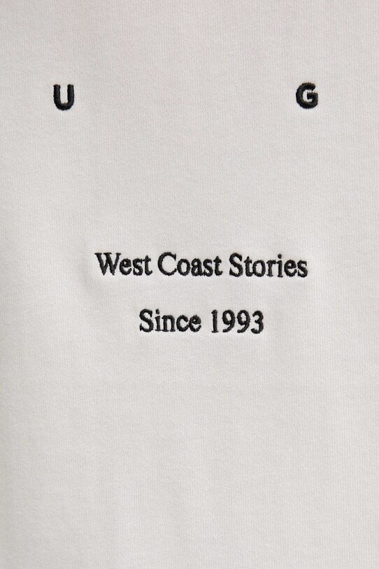 Памучна тениска HUGO 50538958 бял