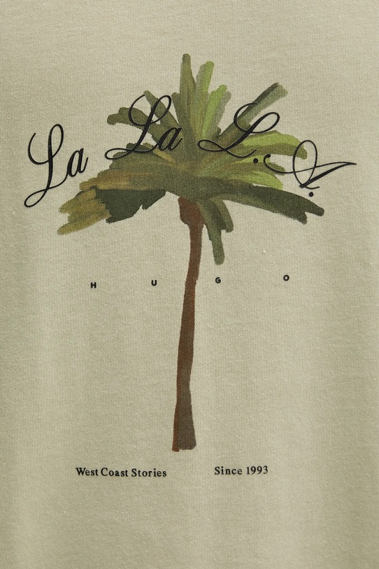 Pamučna majica HUGO 50538972 zelena