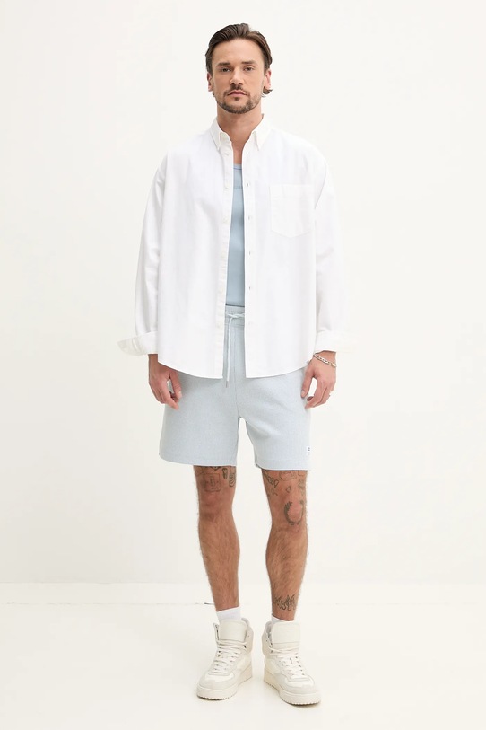 Tričko HUGO 50542089 modrá SS25