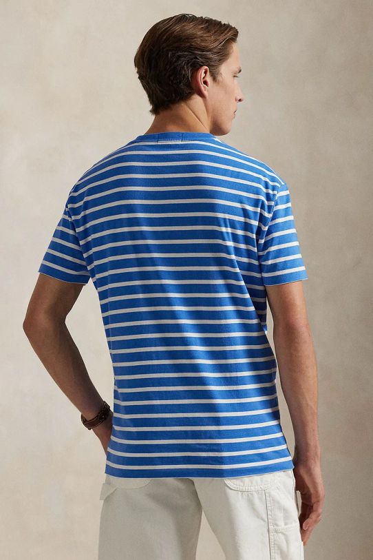 Polo Ralph Lauren t-shirt in cotone 710938134 blu SS25