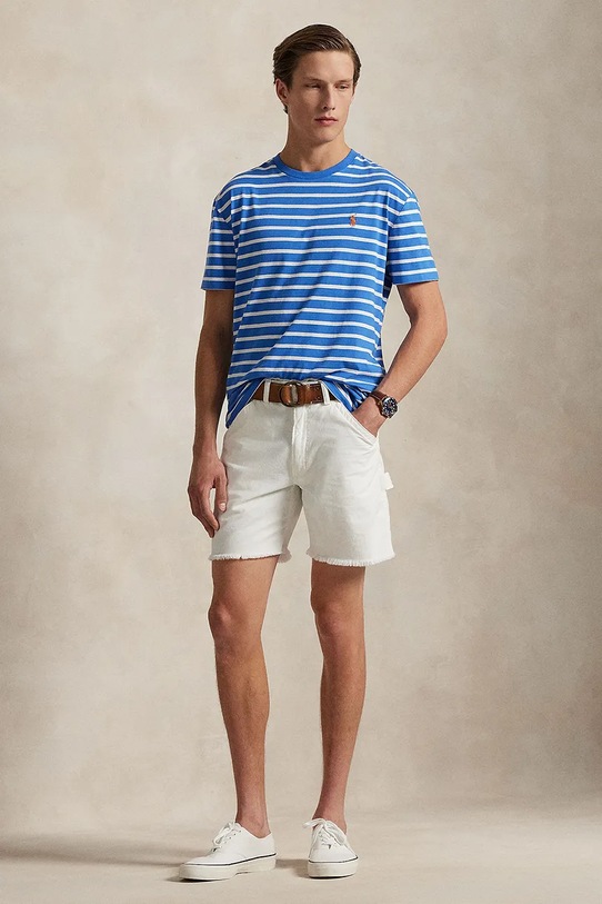 Odzież Polo Ralph Lauren t-shirt bawełniany 710938134 niebieski