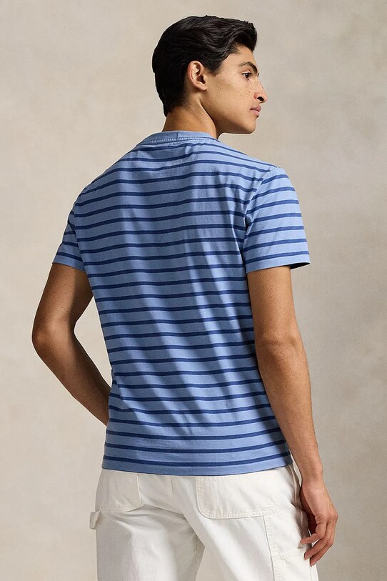 Polo Ralph Lauren t-shirt bawełniany 710938134 niebieski SS25