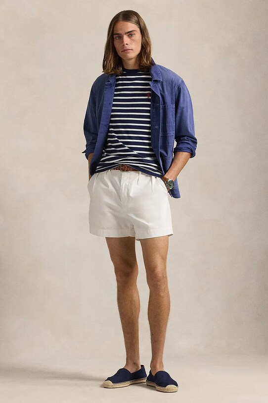 Oblečení Bavlněné tričko Polo Ralph Lauren 710938134 námořnická modř