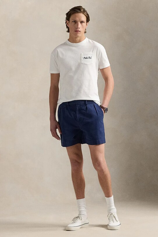 Ρούχα Βαμβακερό μπλουζάκι Polo Ralph Lauren 710969631 λευκό
