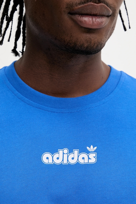 Bavlnené tričko adidas Originals GRFX TEE JC8380 fialová