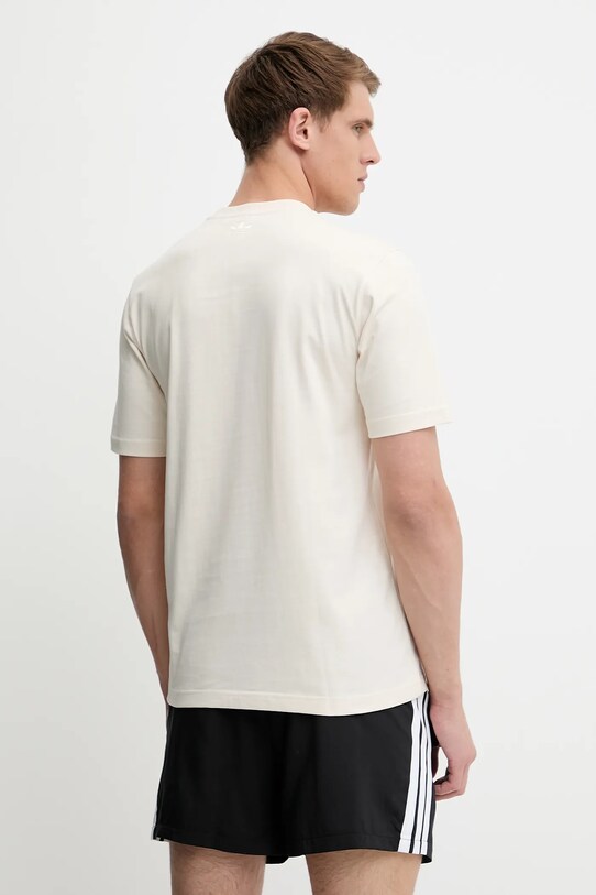 Oblečenie Bavlnené tričko adidas Originals Graphic Tee KC4943 béžová