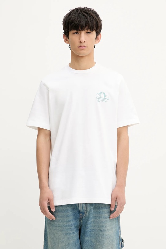 adidas Originals t-shirt in cotone Graphic Tee rilassato bianco KC4956