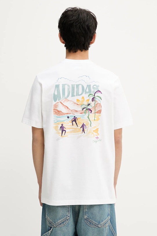 Abbigliamento adidas Originals t-shirt in cotone Graphic Tee KC4956 bianco