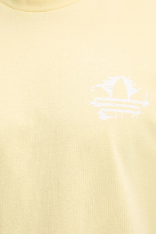 adidas Originals tricou din bumbac Graphic Tee KC4958 galben