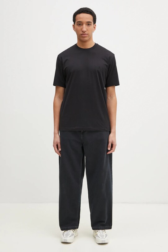 Bavlněné tričko Y-3 Regular Short Sleeve Tee IW0066 černá